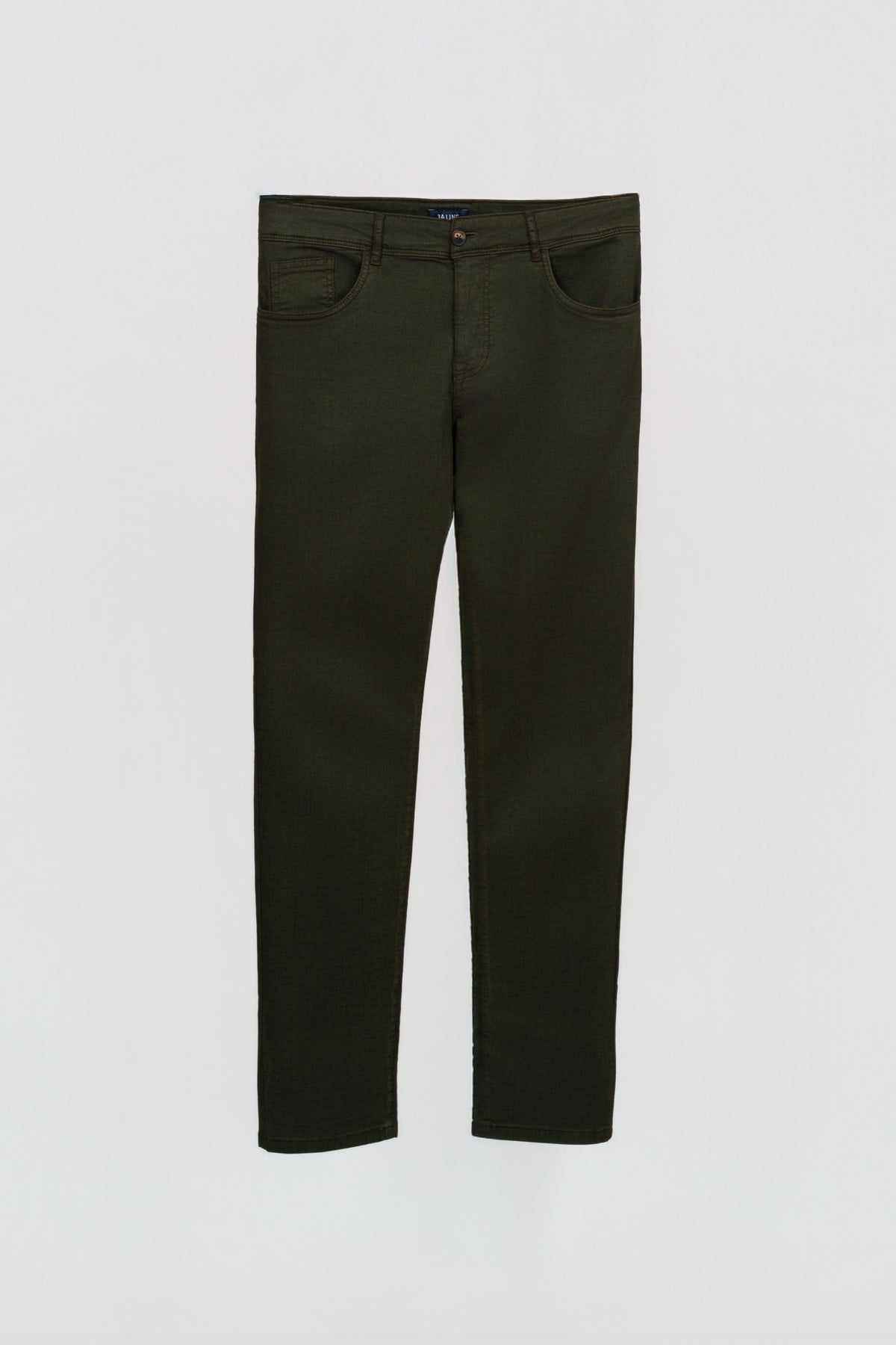 Khaki Five-Pocket Trousers