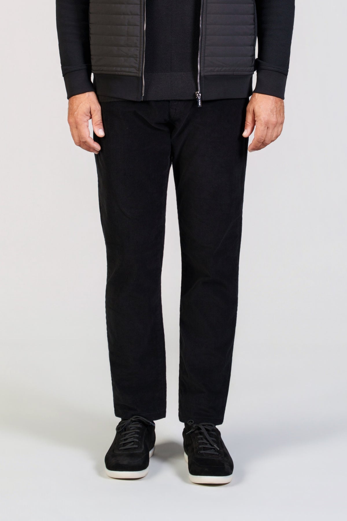 Black Five-Pocket Trousers