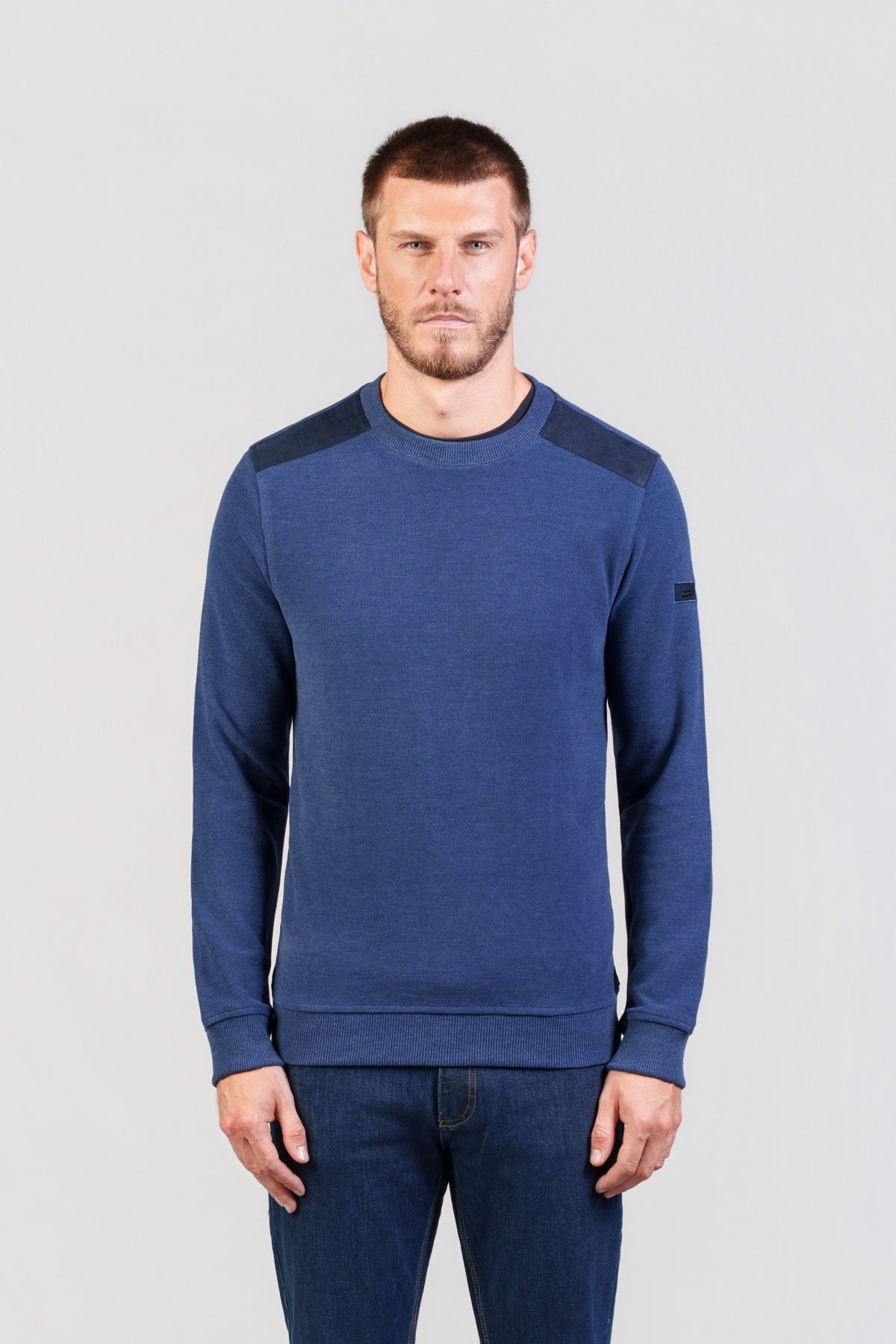 Indigo Crew-Neck Sweatshirt