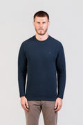 Medium Navy Crew-Neck Sweatshirt