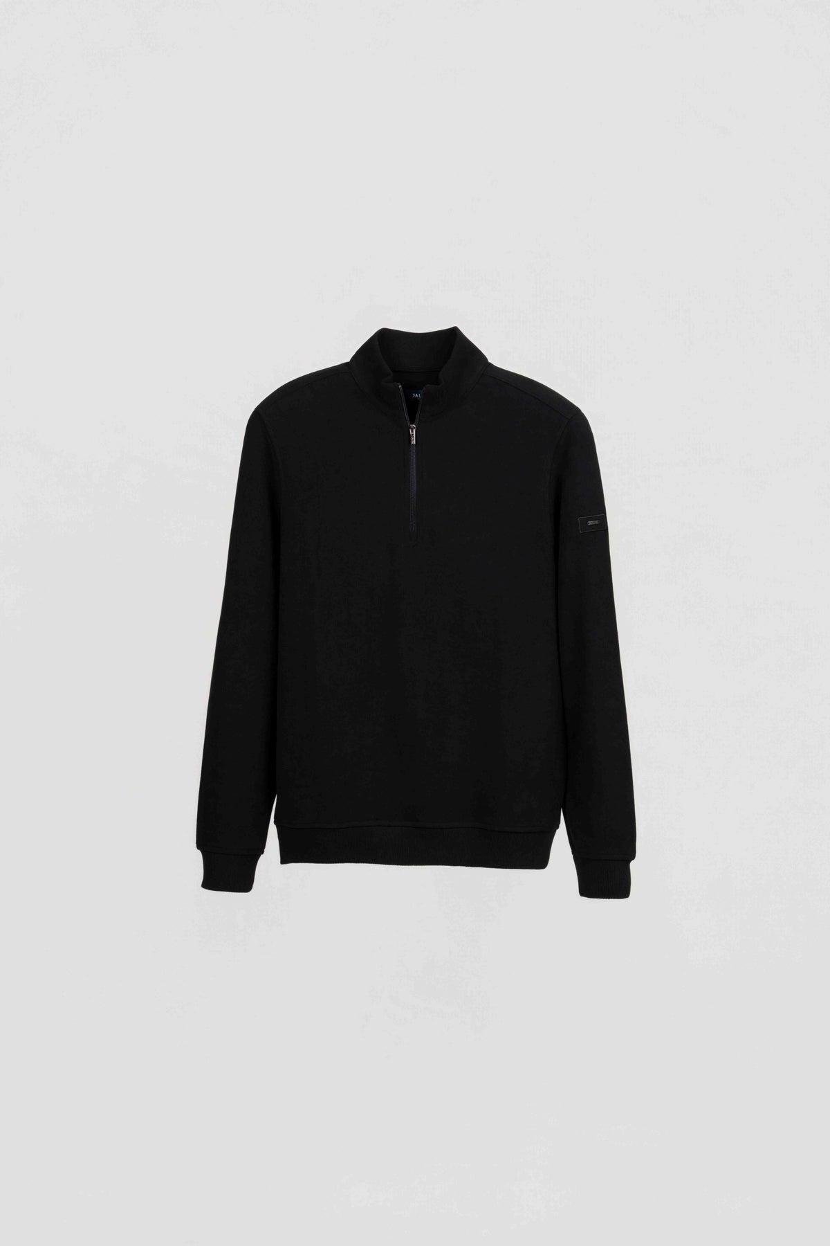 SWEAT BLACK HALF ZIP wac