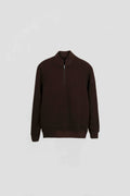 SWEAT D BROWN HALF Z wac