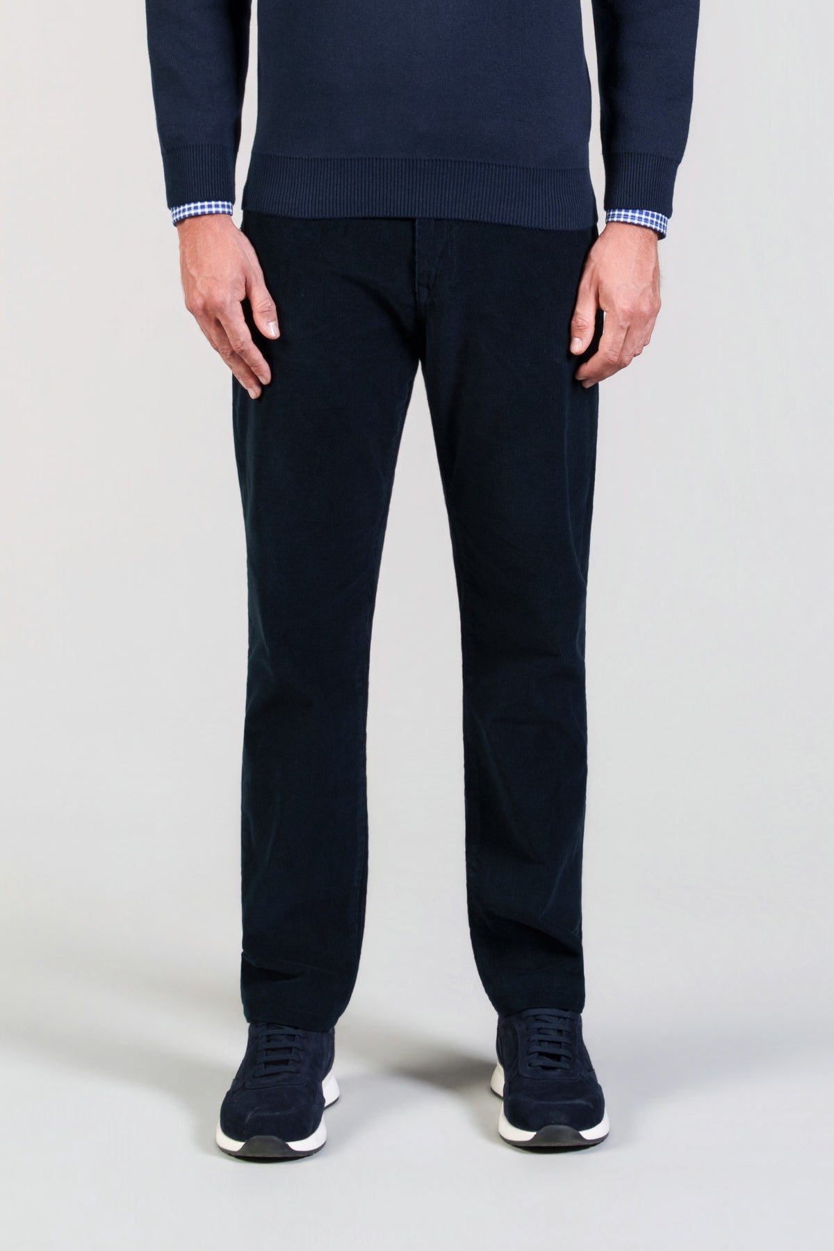 Navy Five-Pocket Trousers
