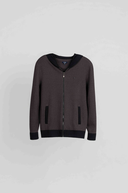 ANTHRA/BLACK HOODY F wac