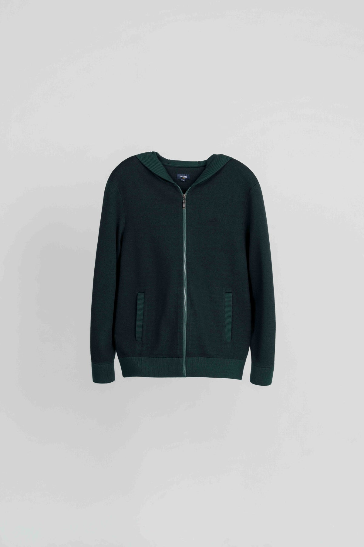 GREEN HOODY FULL ZIP wac
