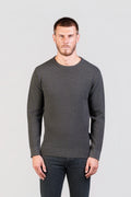 Anthracite Crew-Neck Jumper
