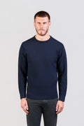 Navy Crew-Neck Jumper