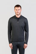 Dark Anthracite Zip Knit Jacket